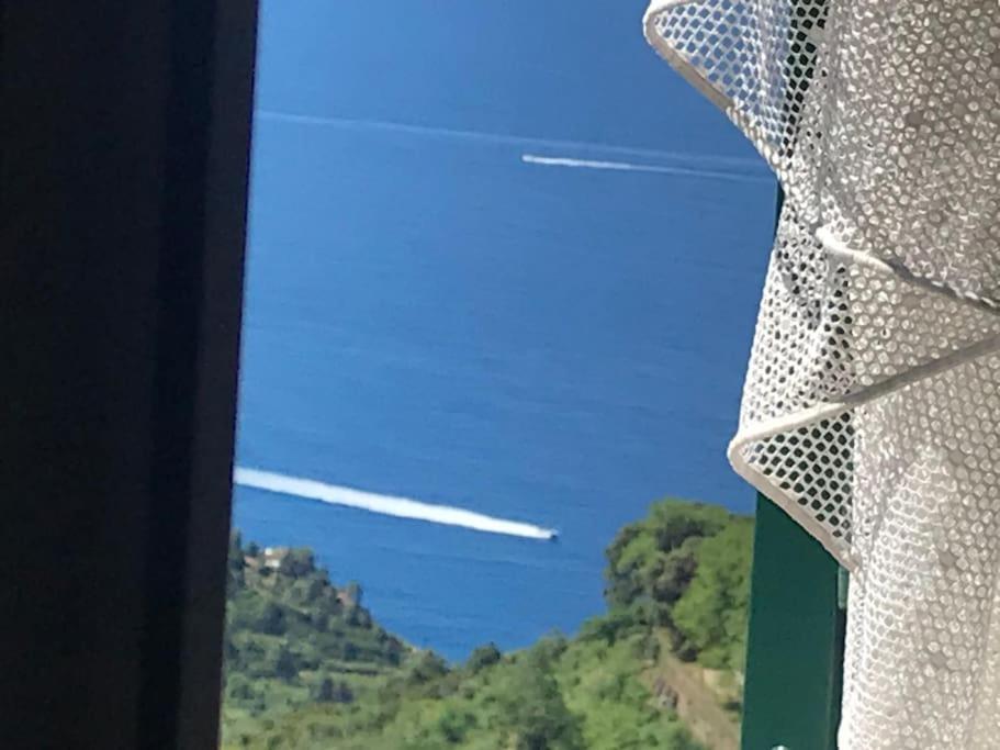 ヴェルナッツァ La Finestra Sul Mare A Drignanaヴィラ エクステリア 写真